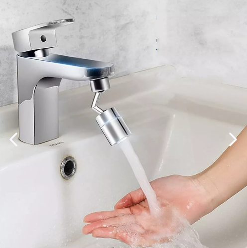 Grifo Ahorrador de Agua 720° - Plateado