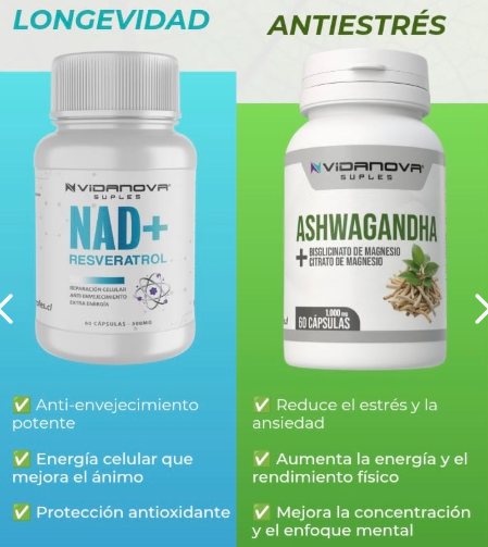 Pack Energía y Equilibrio – NAD+ + Ashwagandha